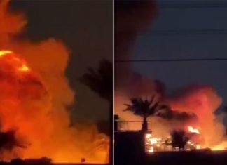 Arden bases militares EEUU en Oriente Medio tras ataques Irán