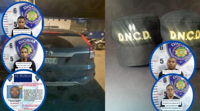 Policía Nacional desarticula banda en Hato Mayor que simulaba DNCD para cometer atracos