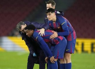El Barcelona pierde a Balde y Koundé por lesión muscular durante un mes