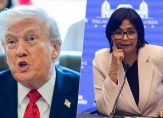 Donald Trump alaba a Delcy Rodríguez; dice»petróleo empieza a fluir»