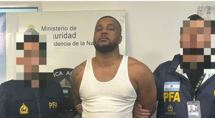 Fugitivo dominicano requerido por homicidio es detenido en Buenos Aires