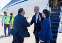 Presidente Abinader llegó a Chile para la investidura del presidente José Antonio Kast