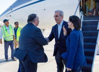 Presidente Abinader llegó a Chile para la investidura del presidente José Antonio Kast