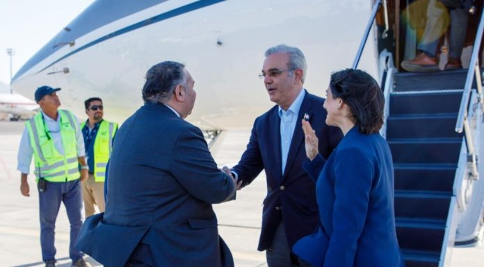 Presidente Abinader llegó a Chile para la investidura del presidente José Antonio Kast