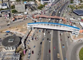 Anuncian desvío por retiro del viejo puente peatonal en el Kilómetro 9