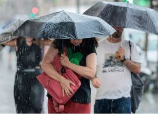 Aguaceros en varias provincias del país asociados a frente frío sobre Haití