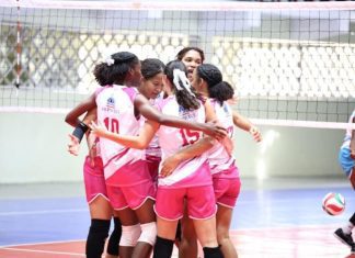El Distrito Nacional derrota a La Vega en voleibol de los Juegos de la Mujer