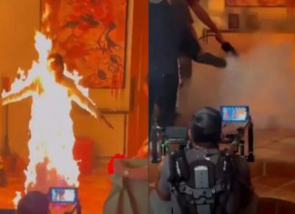 Escena de fuego en nuevo videoclip de Katy Perry desata polémica en redes