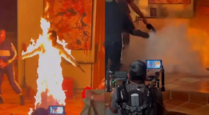 Escena de fuego en nuevo videoclip de Katy Perry desata polémica en redes