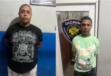 PN apresa dos de cuatro encapuchados que asaltaron colmado en Navarrete en pleno juego RD-Venezuela