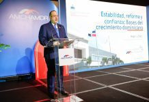 Almuerzo Amchamdr: Magín Díaz destaca el firme compromiso del Gobierno para potenciar el crecimiento económico