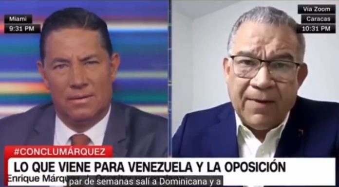 Excarcelado político opositor venezolano Enrique Marquez destaca su amistad con Leonel Fernández