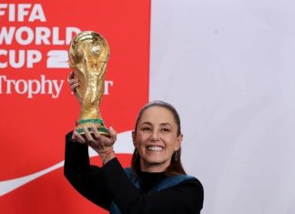 México presenta el trofeo del Mundial 2026 a 100 días del inicio del torneo