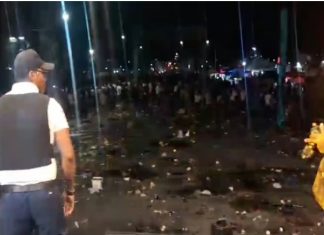 Disturbio durante presentación de Rochy RD deja varios heridos en el malecón de Barahona