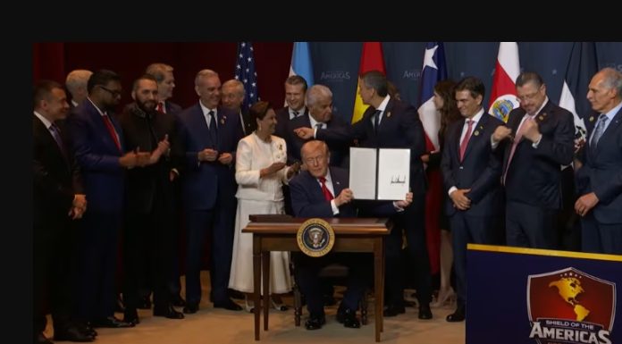 Trump y 12 líderes regionales firman acuerdo de coalición militar contra los cárteles de la droga