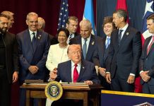 “No voy a aprender su maldito idioma” dice Trump dice ante mandatarios latinoamericanos