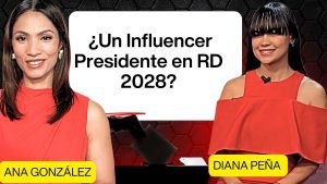 Diana con la periodista Ana González 
