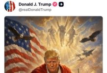 Trump acaba con el papa y publica una imagen suya comparándose con Jesucristo
