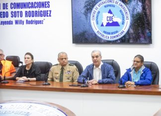 Presidente Abinader dispone una serie de medidas para acudir en auxilio de familias afectadas por fuertes lluvias de las últimas horas en diferentes puntos del país