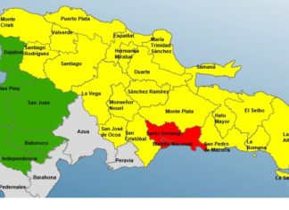 COE eleva al Gran Santo Domingo a alerta roja por intensas lluvias asociadas a vaguada