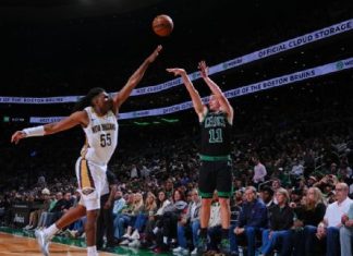 Celtics igualan el récord NBA con 29 triples y aseguran segundo puesto del Este