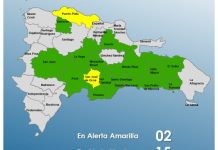 COE mantiene 2 provincias en alerta amarilla y 15 en verde; descontinúa nivel verde en 11