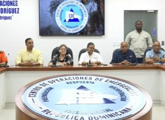 El COE y el INDOMET recomiendan a la población estar bien alerta a eventuales inundaciones y derrumbes