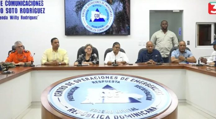 El COE y el INDOMET recomiendan a la población estar bien alerta a eventuales inundaciones y derrumbes