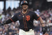 Devers lidera a los Gigantes con jonrón clave y asegura serie ante Filis