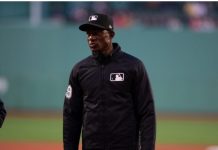 Dominicano Félix Neón hace historia al debutar como árbitro en Grandes Ligas