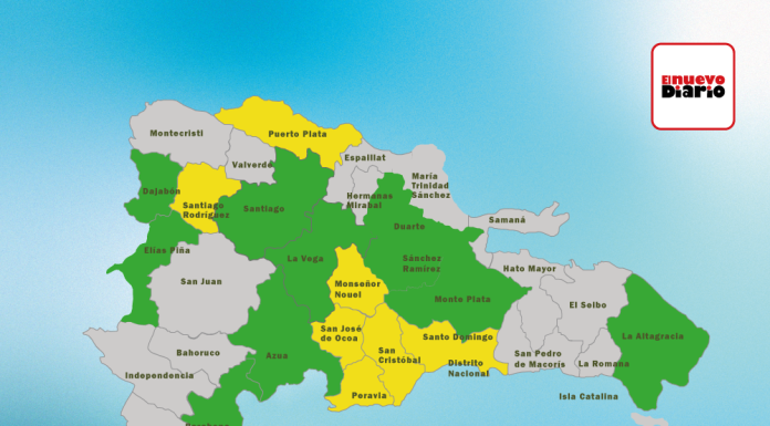 COE pone 18 provincia en alerta; Santo Domingo y Distrito Nacional en amarilla
