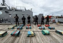 DNCD captura cuatro venezolanos con 450 paquetes de presunta cocaína en Peravia