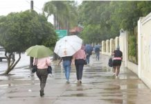 El Indomet anuncia precipitaciones debido a un sistema frontal y una vaguada