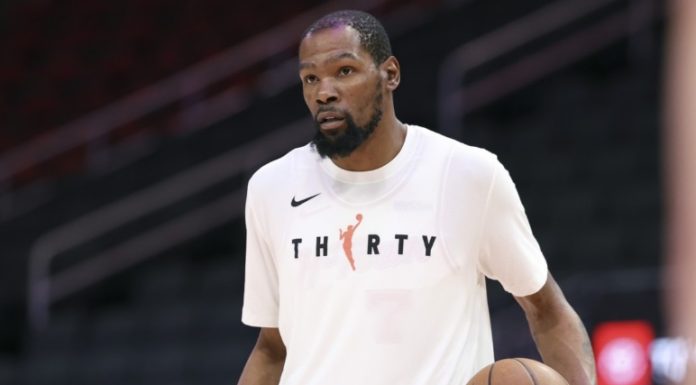 Kevin Durant podría perderse el inicio de los playoffs con Houston