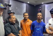 Se entregan dos presuntos autores muerte mayor PN en Villa Juana