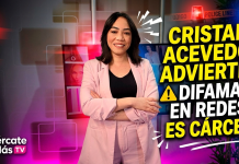 Cristal Acevedo advierte sobre penas de cárcel por difamación: “Yo no creo en disculpas, tengo dos buenos abogados”
