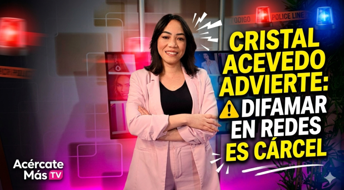 Cristal Acevedo advierte sobre penas de cárcel por difamación: “Yo no creo en disculpas, tengo dos buenos abogados”