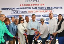 Ministro Kelvin Cruz inicia reconstrucción del Complejo Deportivo de San Pedro de Macorís con inversión de RD$274 millones
