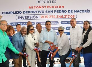 Ministro Kelvin Cruz inicia reconstrucción del Complejo Deportivo de San Pedro de Macorís con inversión de RD$274 millones
