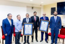 Senado reconoce a Vitelio Mejía y a Junior Noboa por sus aportes al deporte dominicano